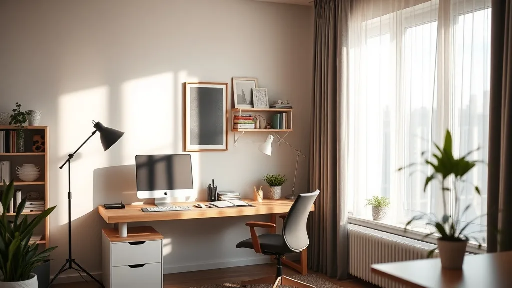Adjustable Lighting Solutions for a Comfortable Home Office
