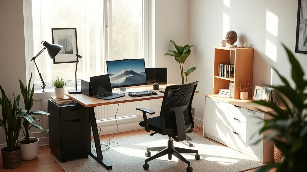Ergonomic Solutions for Small Home Office Setups