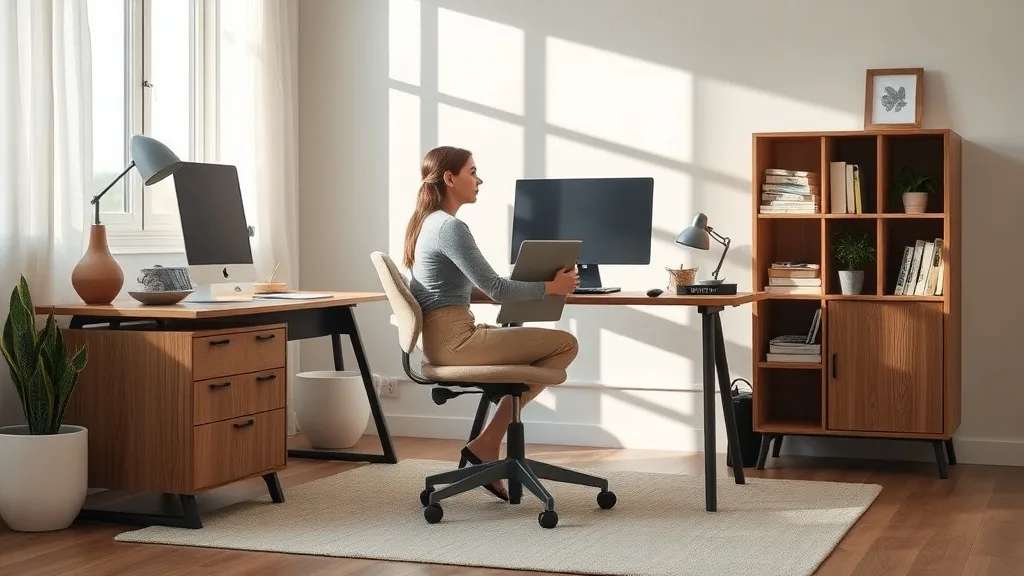 Improving Posture with Ergonomic Home Office Furniture