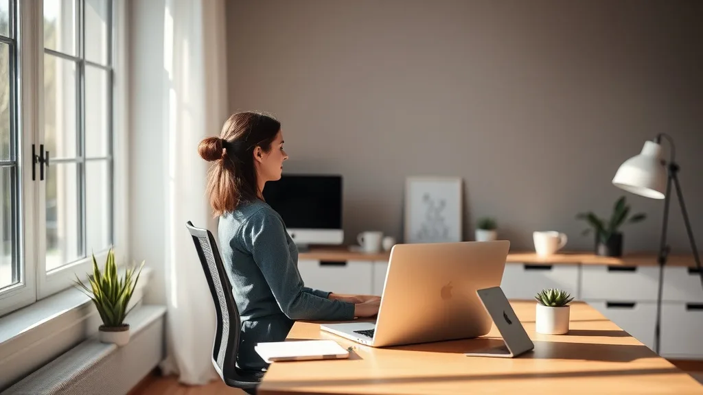 Tips for Maintaining Good Posture While Working from Home
